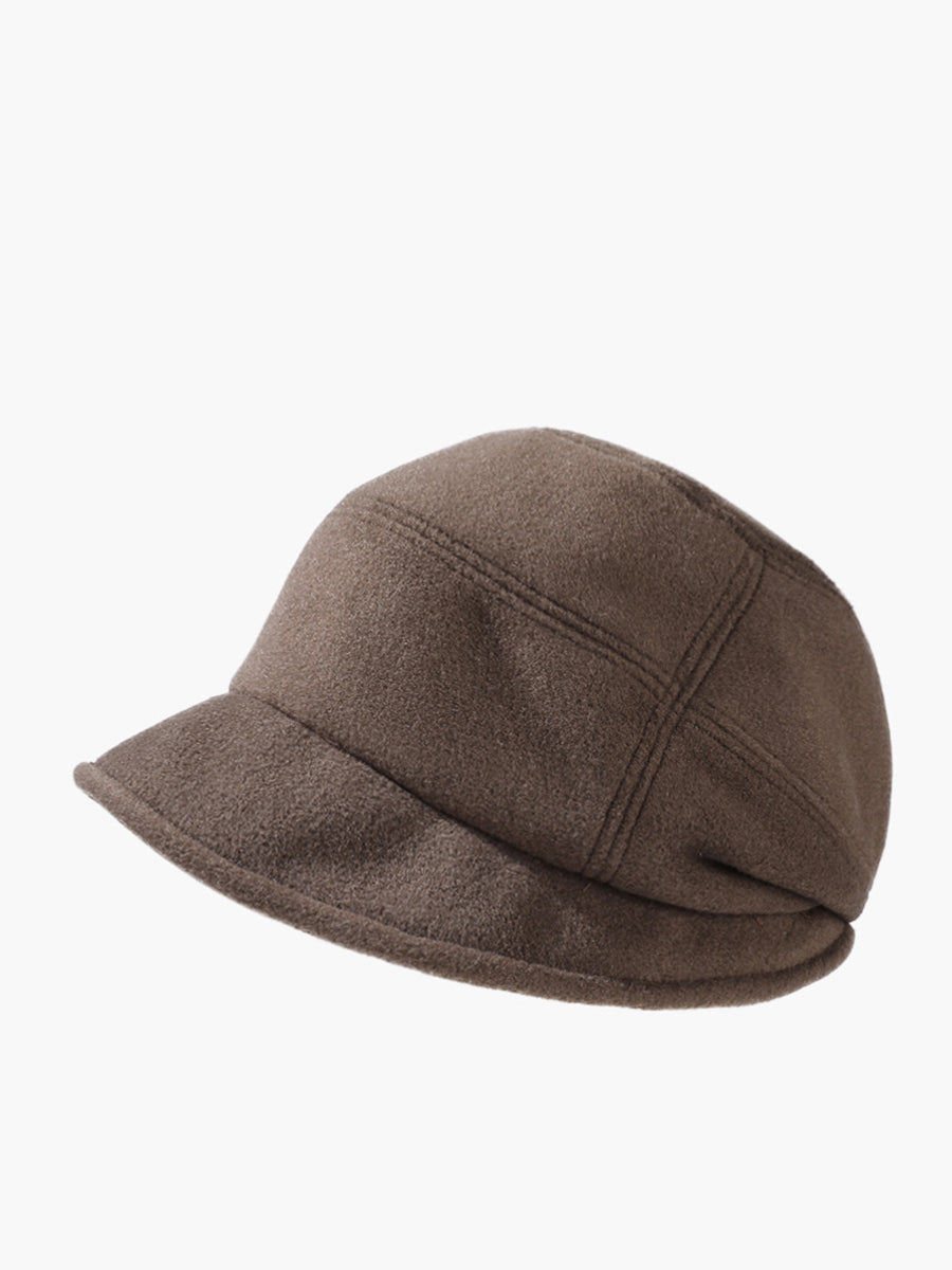 Damen Wintermütze, lässig, einfarbig, warm, WU005