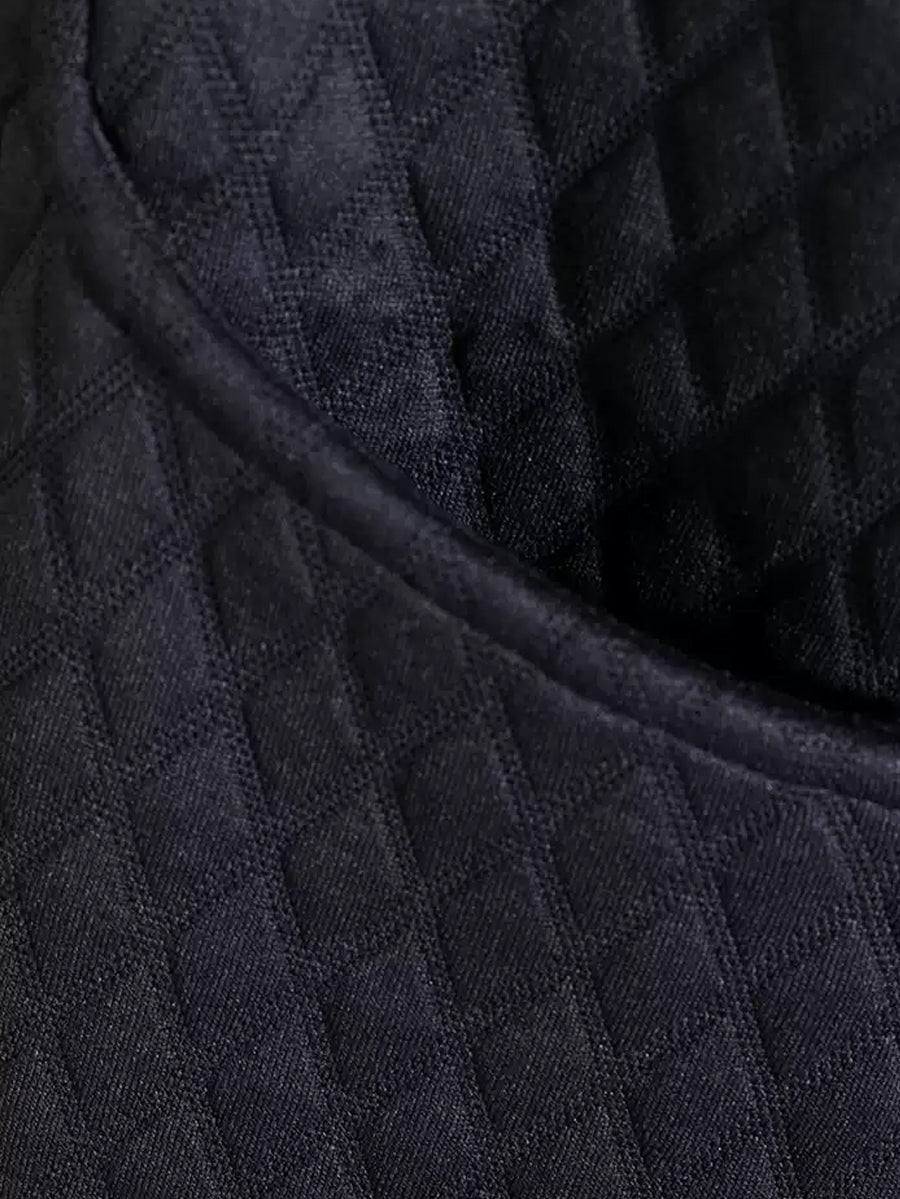 Damen Winter Retro Warm Fleece-gefüttert Langer Mantel QM023