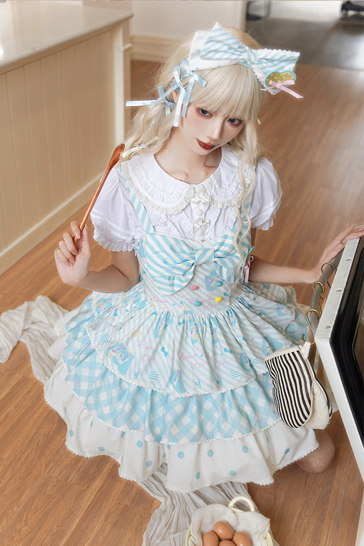 Hatsune Miku Print Bowknot Sweet Lolita JSK Dress