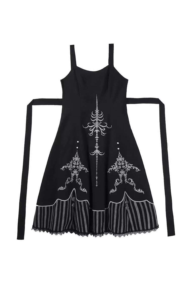 Vintage Elegant Lolita JSK Dress Set with Embroidery