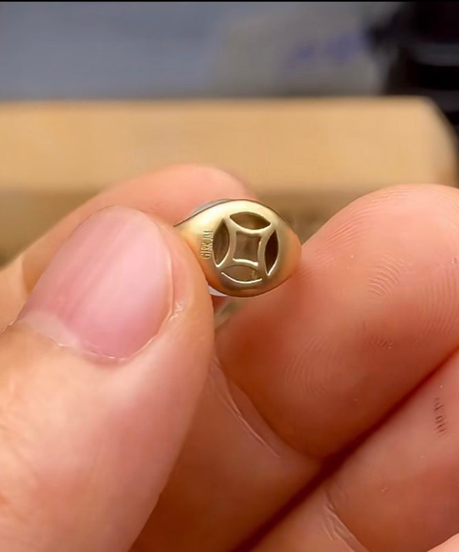 Gold Bottle Sterling Water Silver Chinese Style Jade Overgild