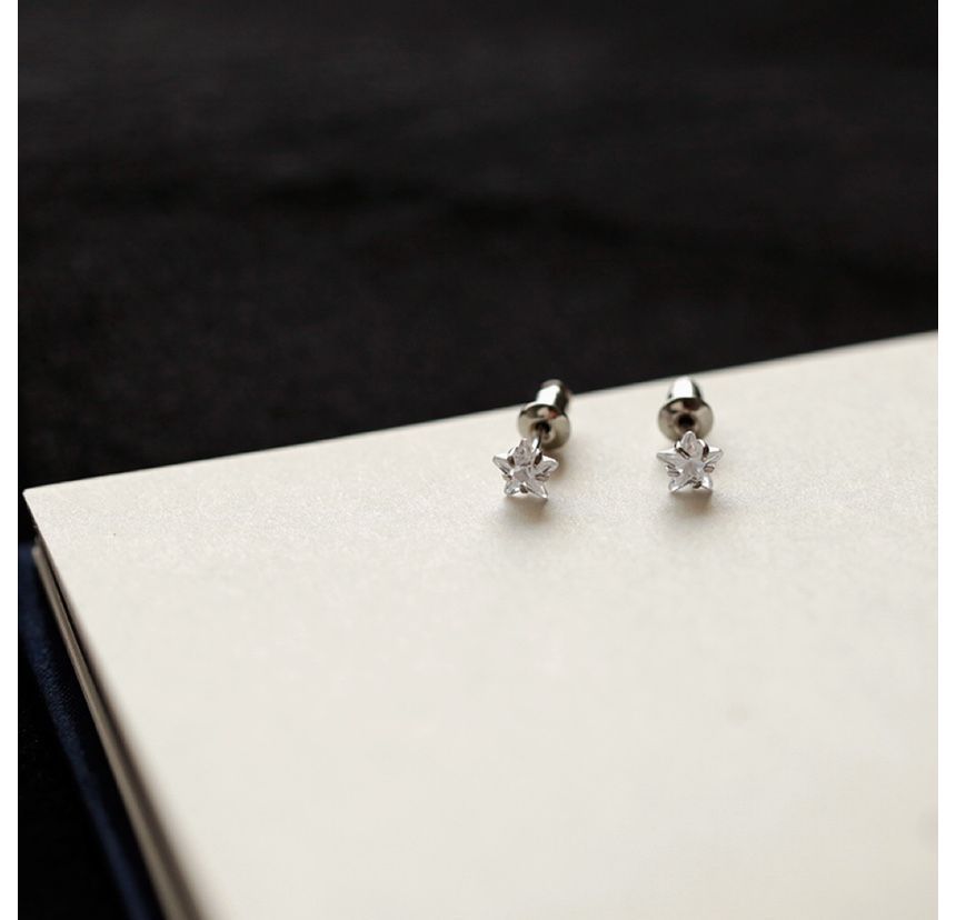 Star Stud Earring Rhinestone