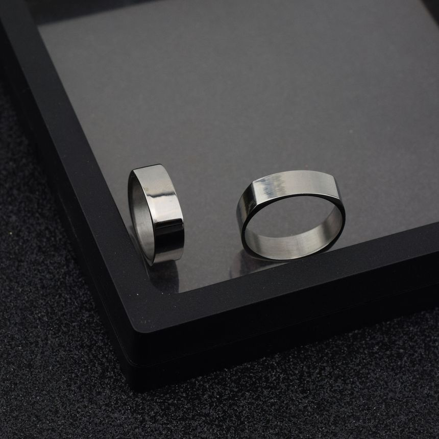 Plain Square Stainless Steel Ring