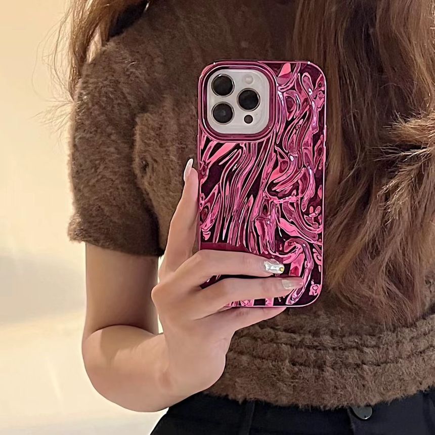 Metallic Phone Case Textured