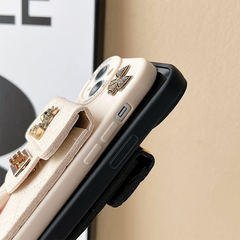 Phone Holder Case Bear Card