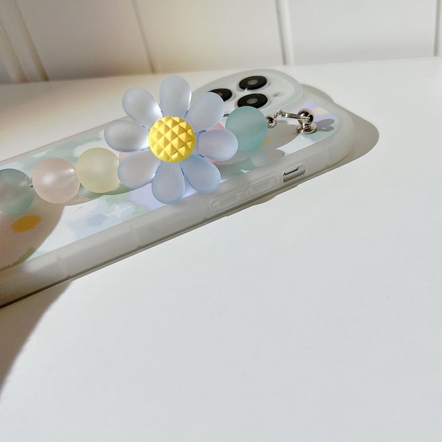 Case Floral Phone Strap