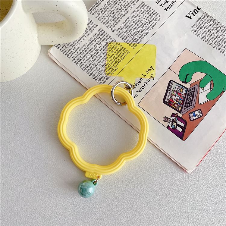 Lanyard Pad Hoop Wavy Strap Phone with