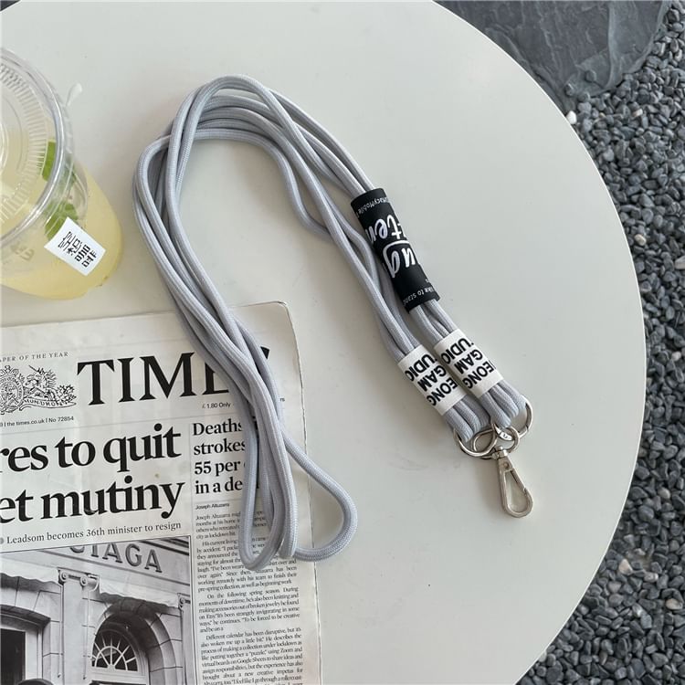 Lanyard Lettering with Phone Pad