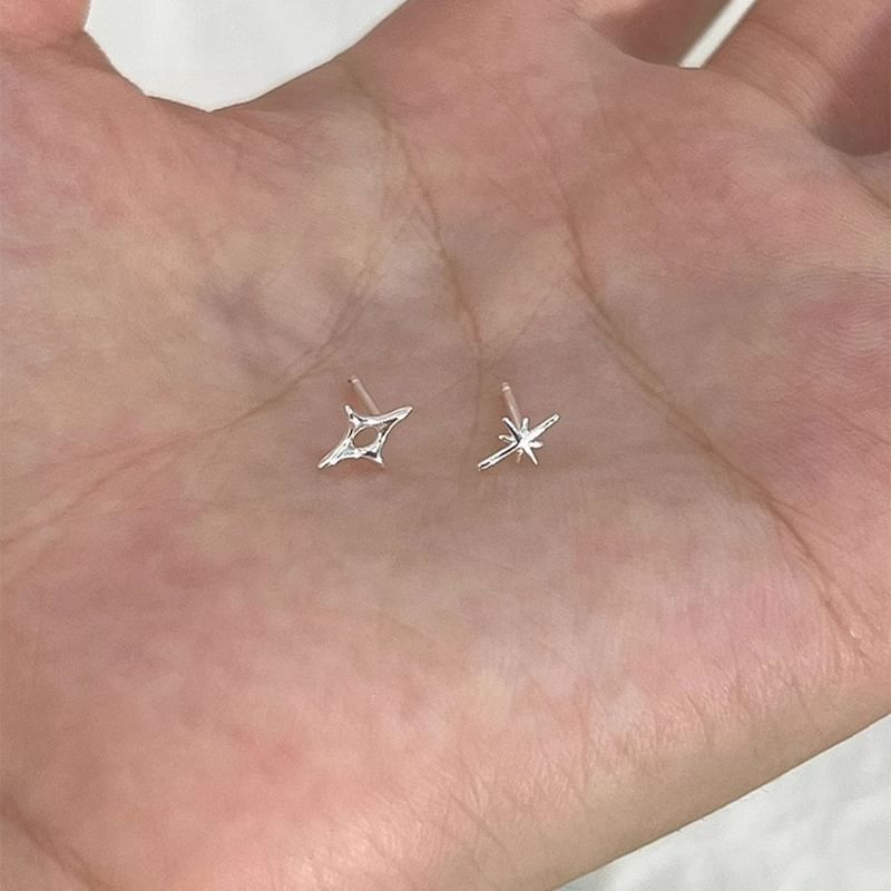 Stud Asymmetrical Star Earring