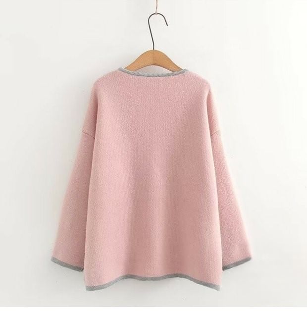 Jacquard Button-Up Long-Sleeve Cardigan Shirt