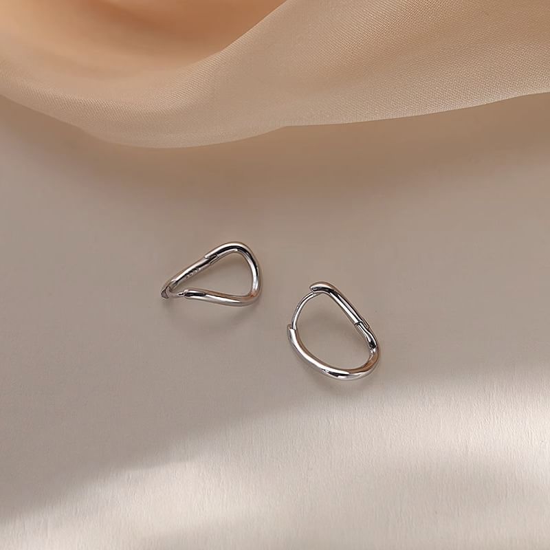 Hoop Irregular Earring Alloy