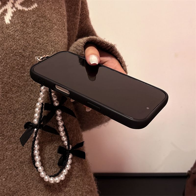 Case Strap / Embroidered Set Bow Phone