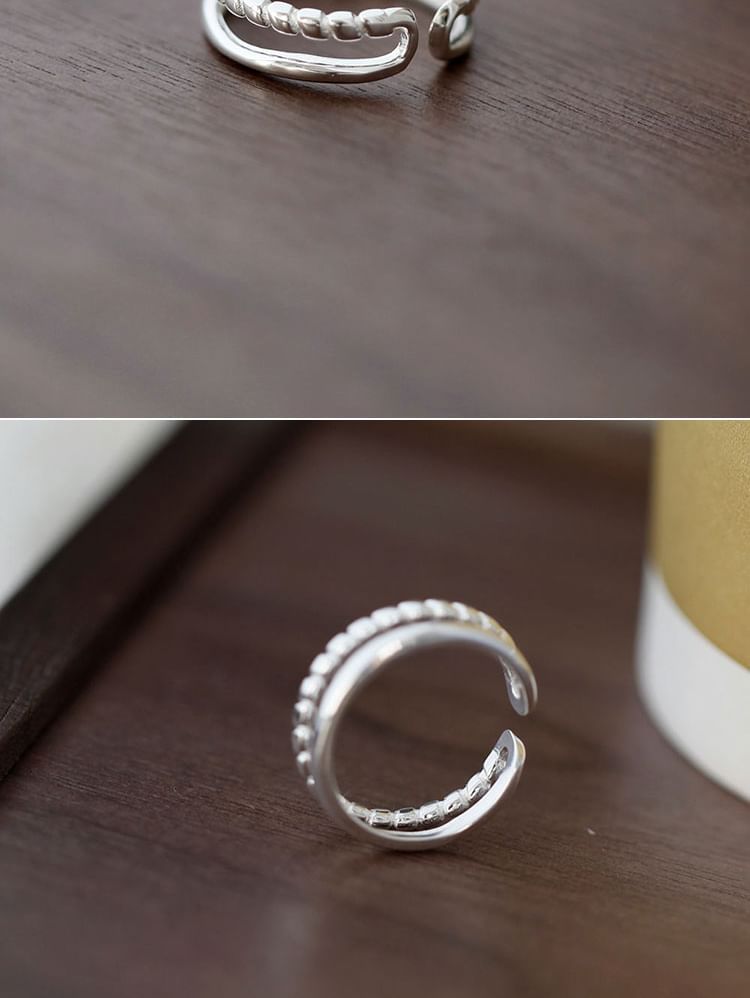 Sterling Ring 925 Open Silver Metal