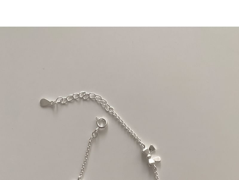 String Bow Bracelet Sterling 925 / Silver