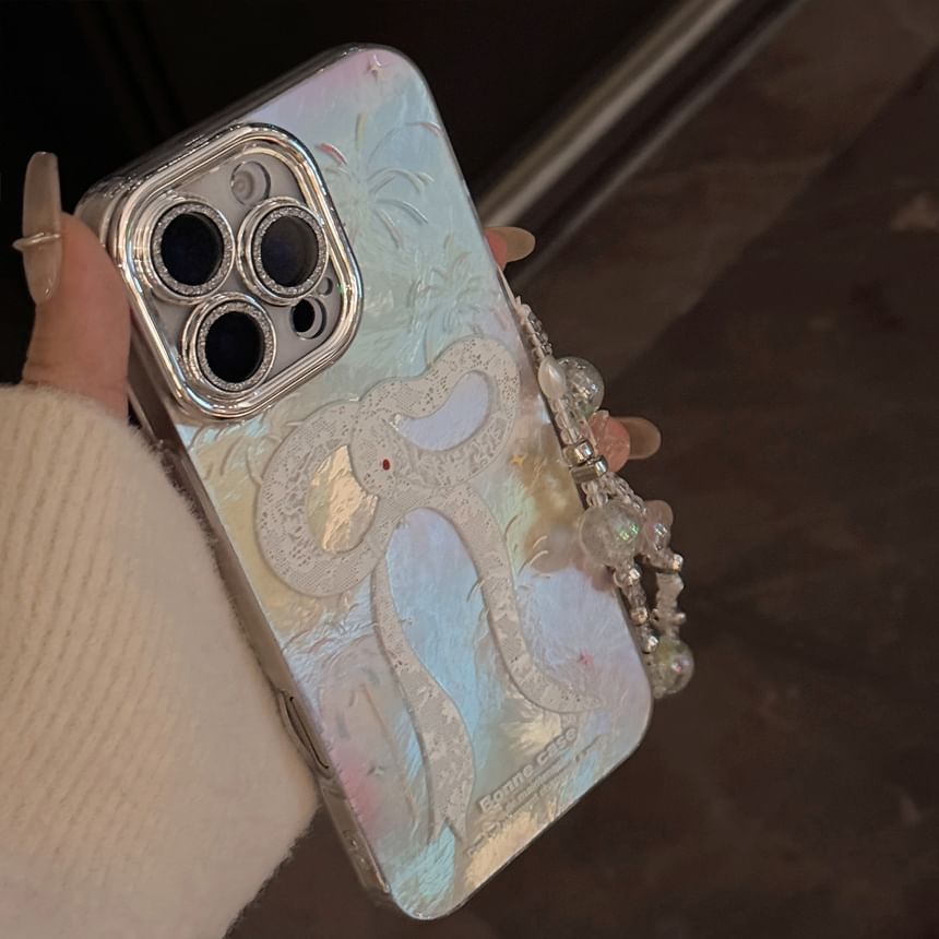 Set Phone / Bead Snake Strap Case Print