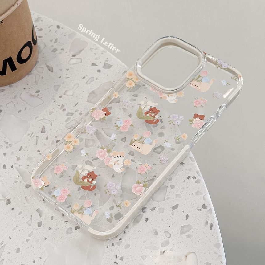 Case Cat Print Phone