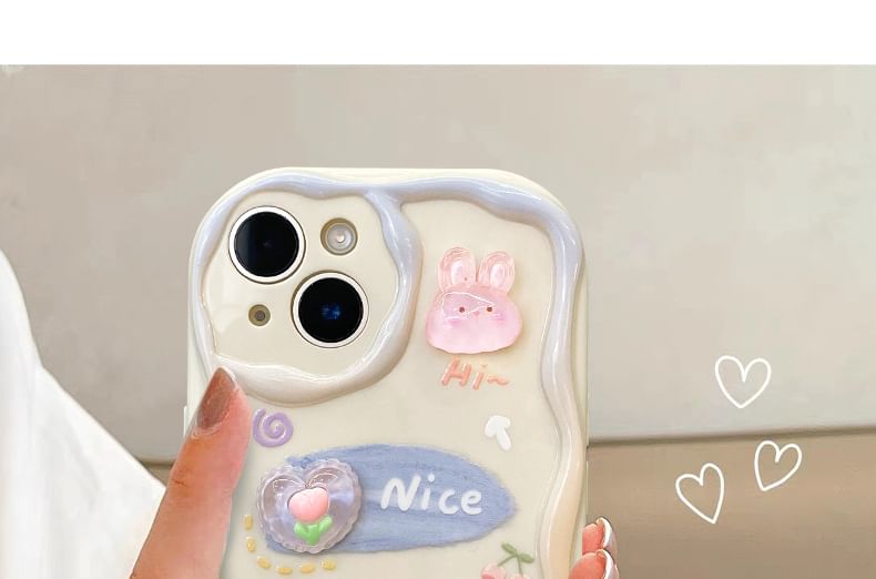 / Strap Set Cartoon 3D Phone Case