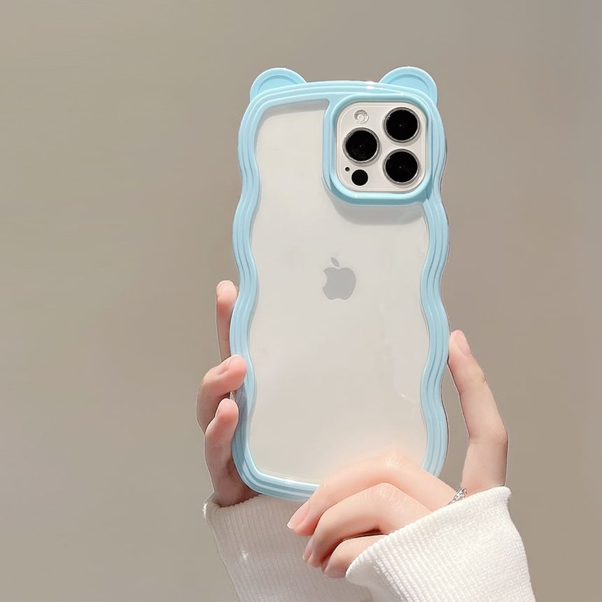 Bear Ear iPhone Case Transparent