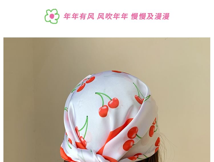 Head Print Cherry Band