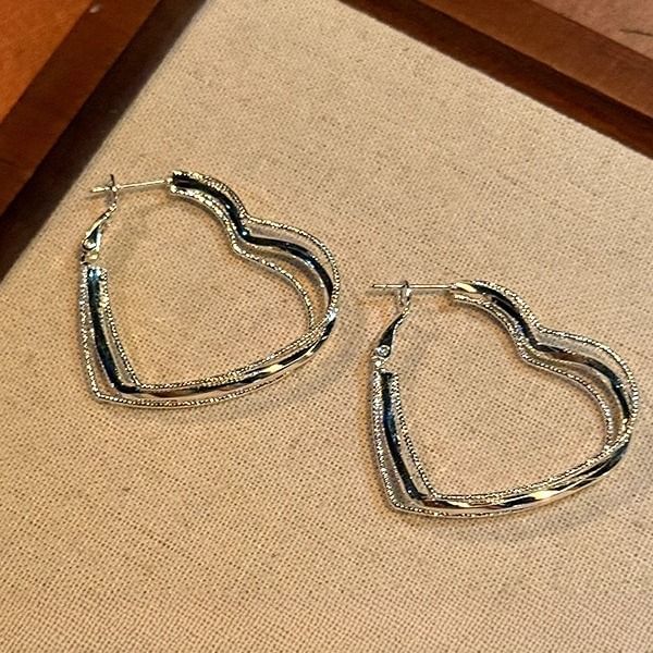 Earring Heart Hoop