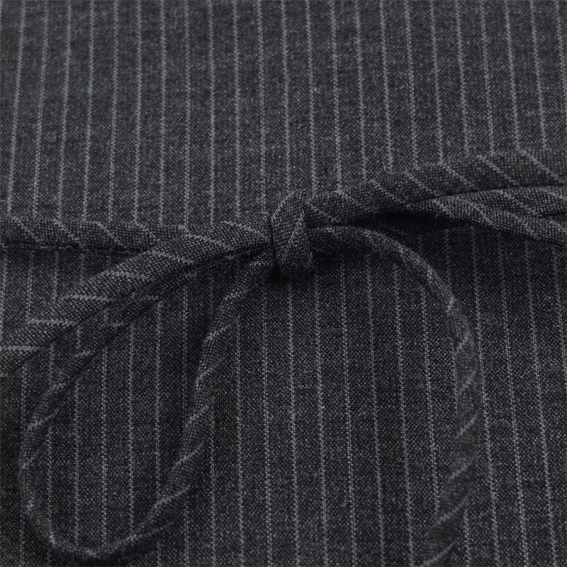 Spaghetti Strap Striped Pleated Tie Waist Mini A-Line Dress