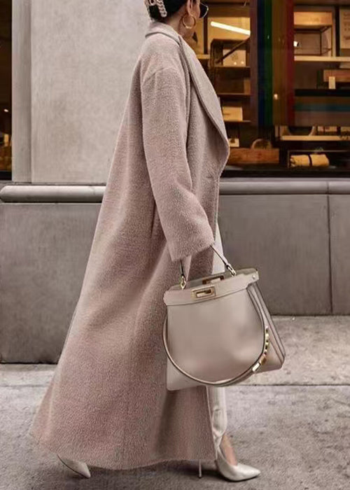 Coat Collar Khaki Pockets Spring Button Peter Long Loose Pan