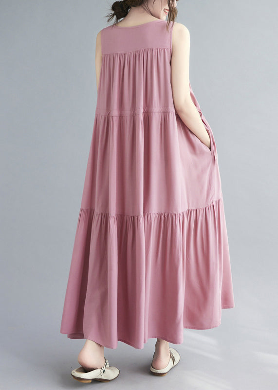 Robe longue patchwork froissée noire naturelle d'été GH1016