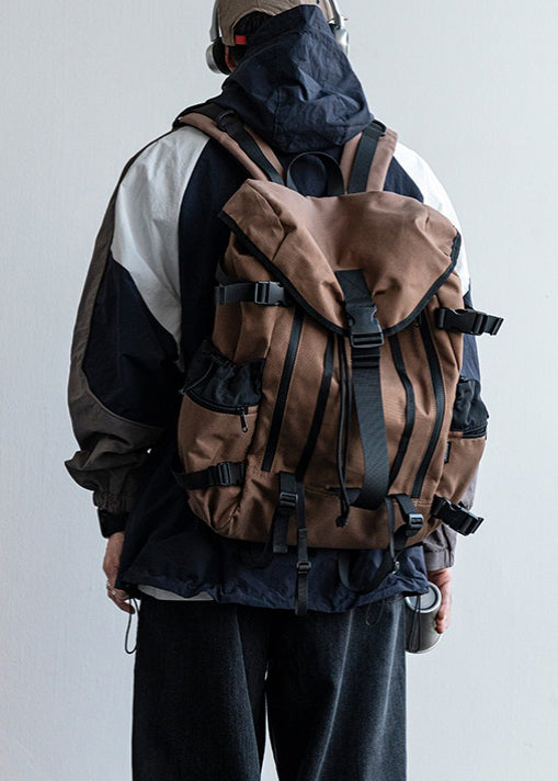 Hooded Size Mens Patchwork Plus Cotton Drawstring Navy Coats