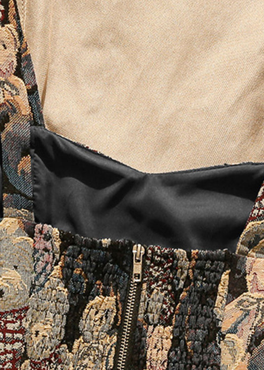 Sexy Bear Jacquard Strapless Top Spring YK027