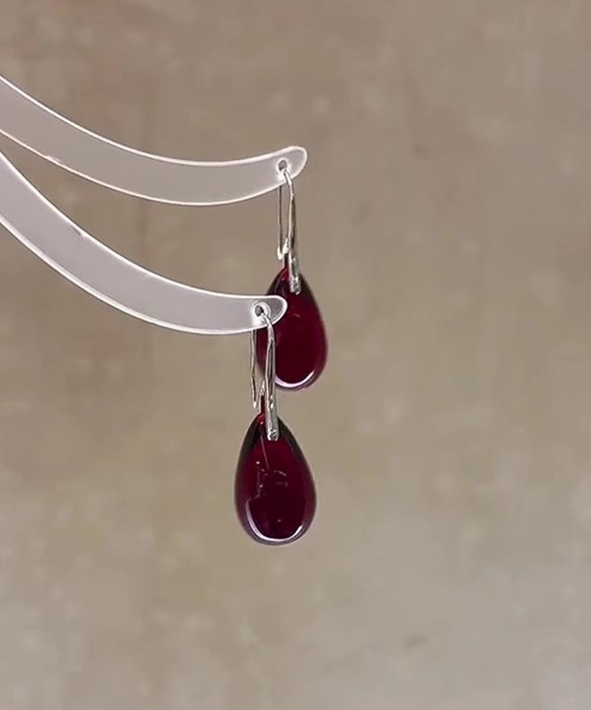 Copper Overgild Glaze Simple Drop Colored Mulberry Water