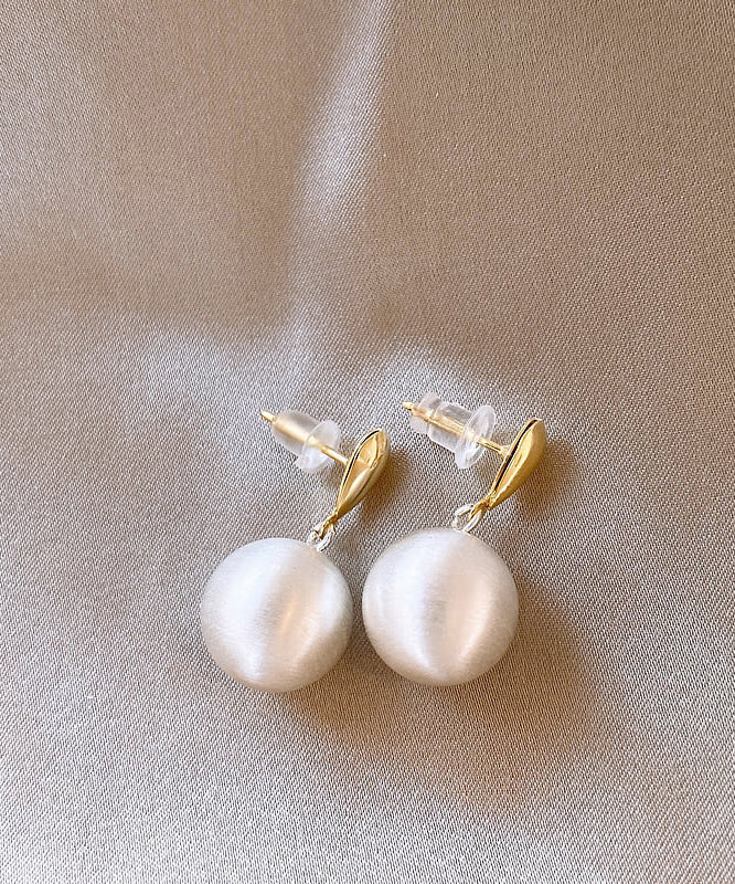 Earrings Gold Drop Alloyv Copper Ball Vogue