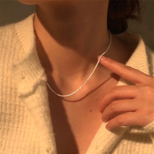 Sterling / Bracelet Necklace Silver