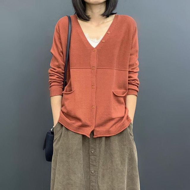 Basic V-Neck Cardigan