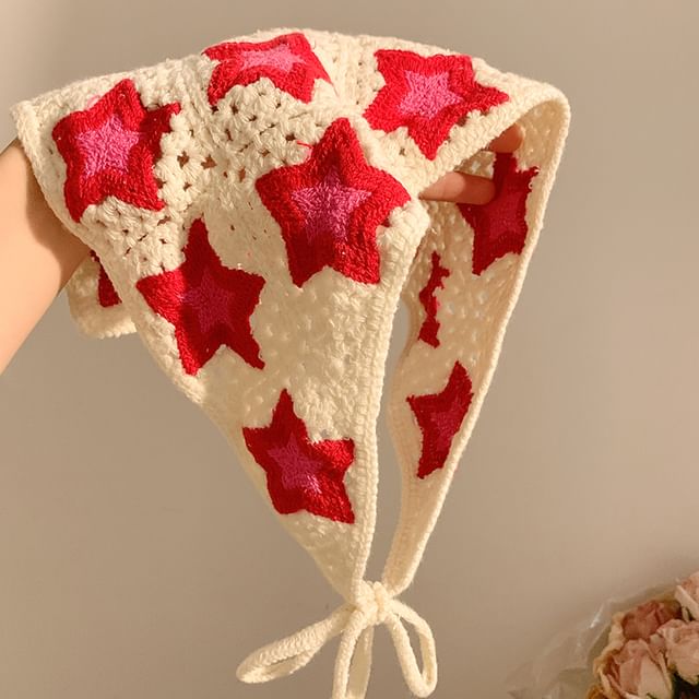 Triangle Scarf Designs) Head Embroidered (Various