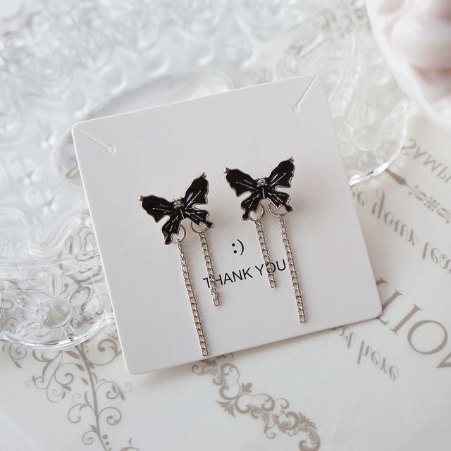 Drop / On Butterfly Earring Enamel Clip