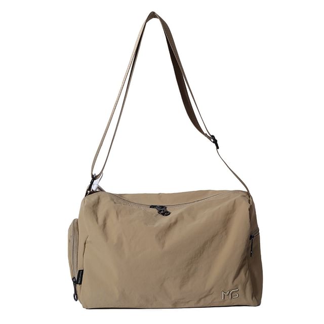 Plain Nylon Shoulder Bag