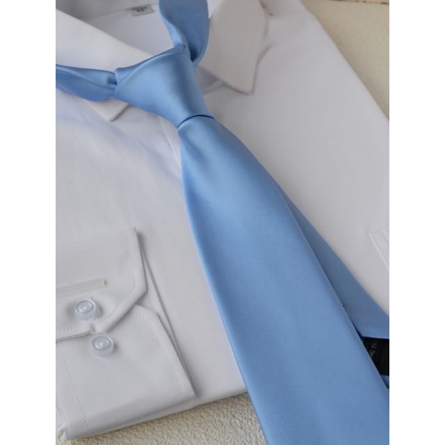 Plain Pretied Neck Tie
