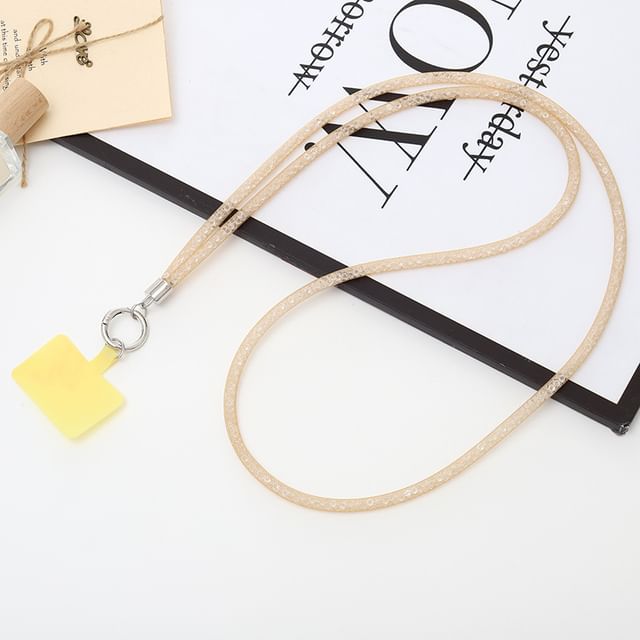 with Phone Glitter Lanyard Pad