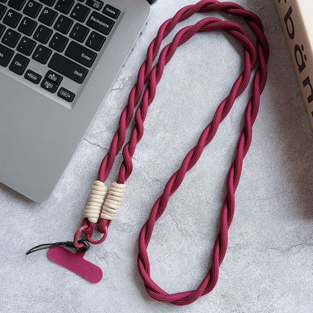 Helical Strap Phone Pad with Lanyard
