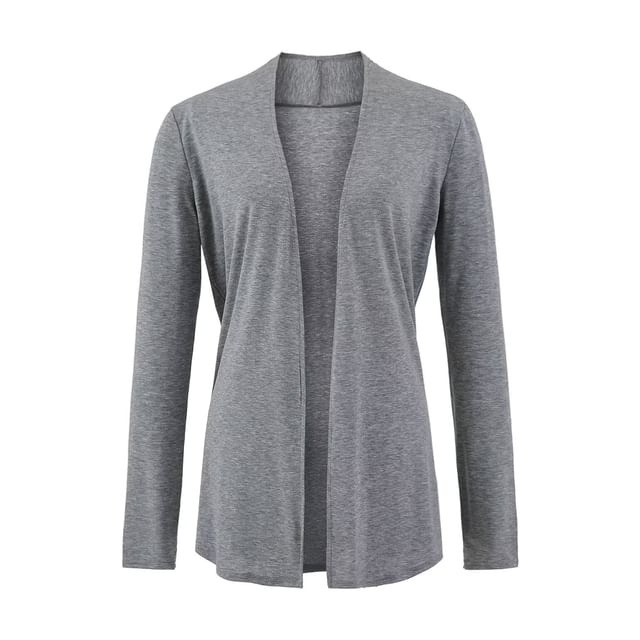 Lightweight Open Front Cardigan