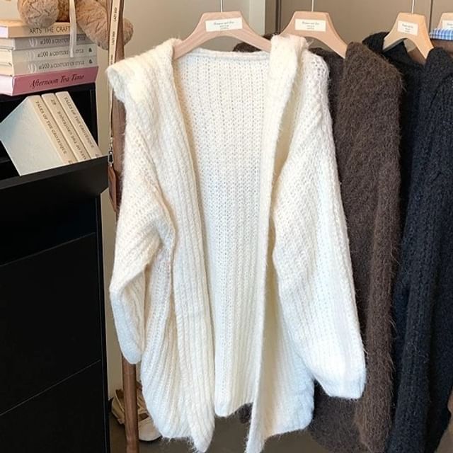 Plain Long Cardigan