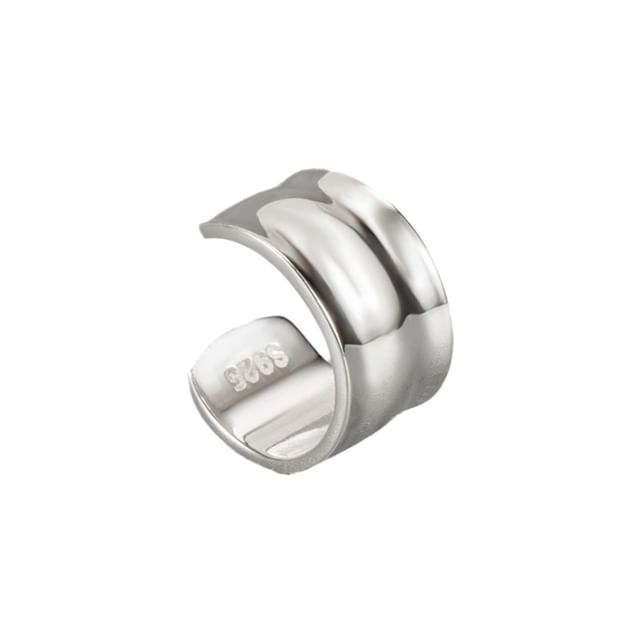 Sterling Silver Shiny Ear Cuff / Set