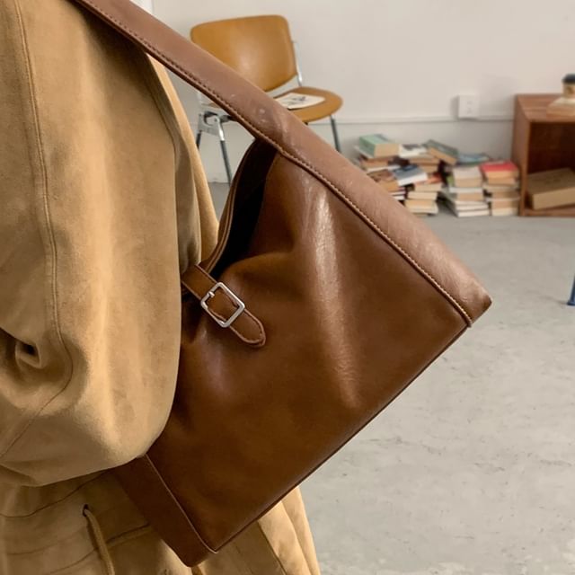 Buckled Shoulder Bag