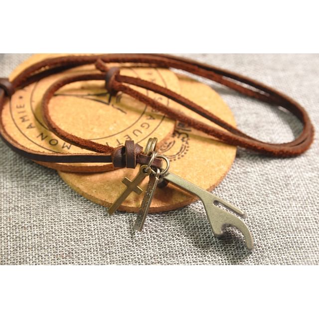 Genuine Leather Can Opener