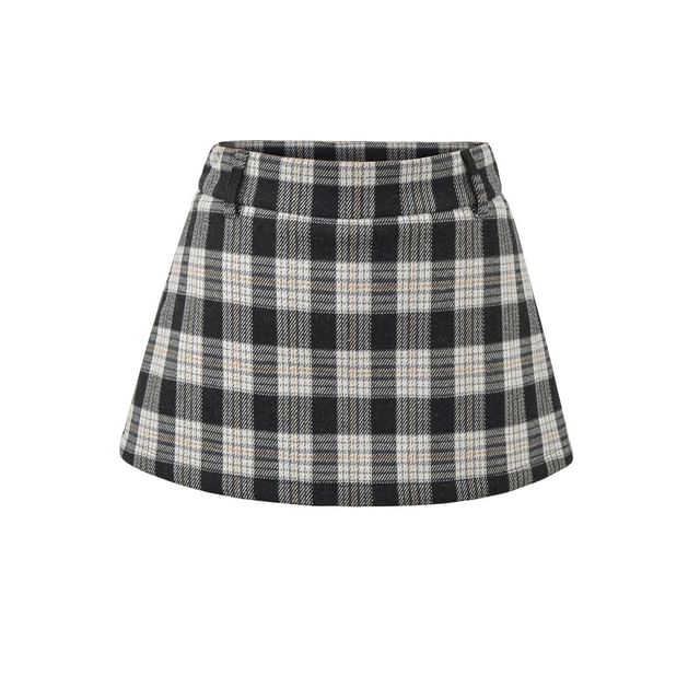 Plaid Mini Skirt