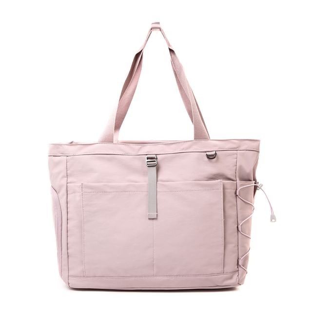 Plain Drawstring Fabric Tote Bag