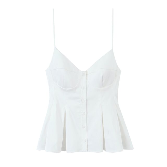 Pinstripe V-Neck Camisole Top