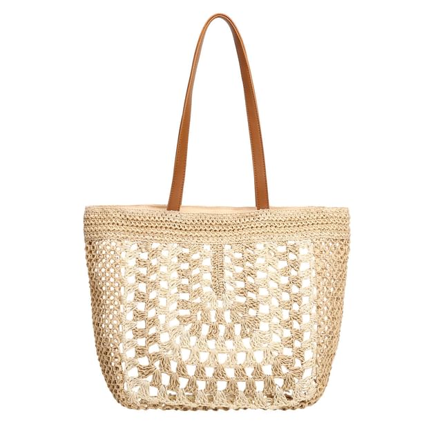 Straw Woven Tote Bag