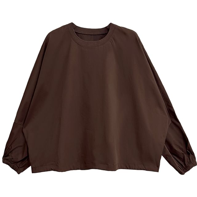 Solid Crewneck Sweatshirt