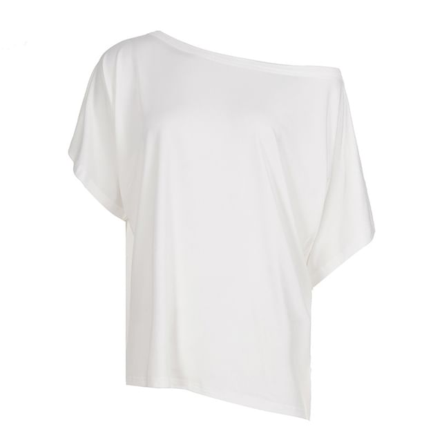 Cold Shoulder Loose Fit Tee